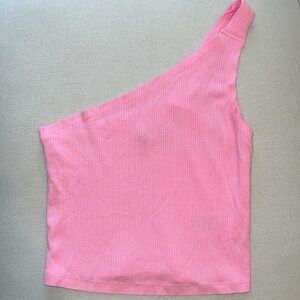Urban Outfitters One Shoulder Pink Tank top